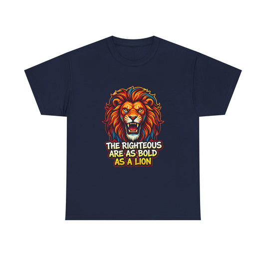 Righteous Bold Lion Christian T-Shirt